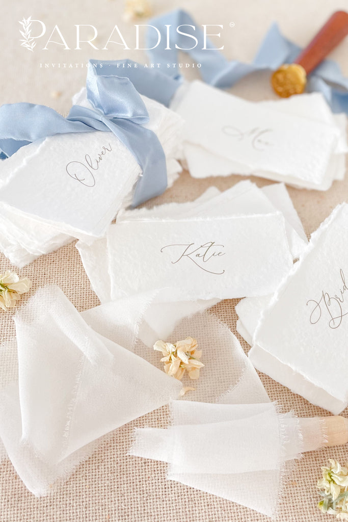 Eva Handmade Paper Place Cards