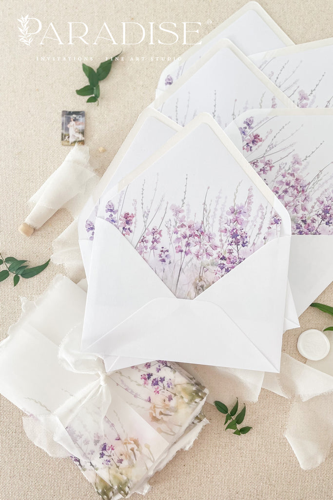 Winter White Envelopes and Envelope Liners