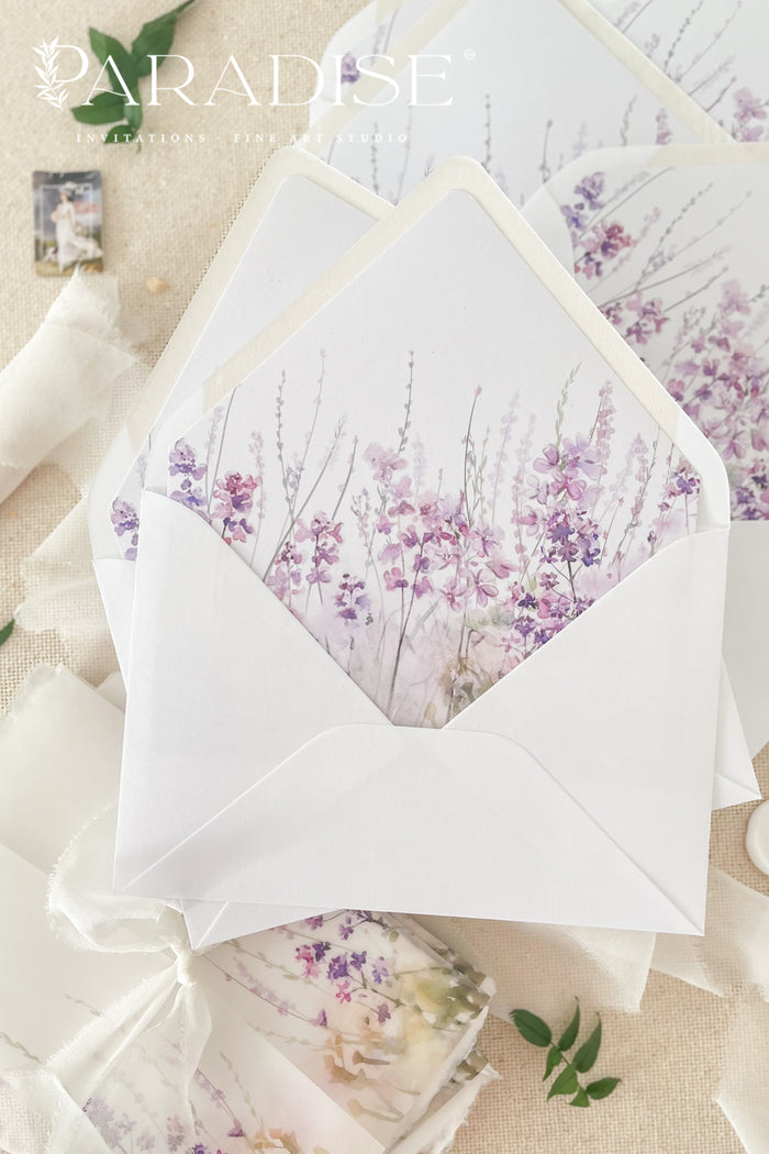 Winter White Envelopes and Envelope Liners