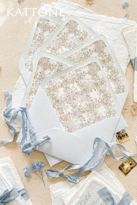 This exquisite handmade cotton paper wedding invitations suite offers a blend of natural elegance and personalized artistry. Each invite is a work of fine art, with a beautiful custom calligraphy design created just for you. The luxurious, textured paper and romantic typography create a truly memorable and heartfelt stationery set that will be cherished by your guests long after your special day.