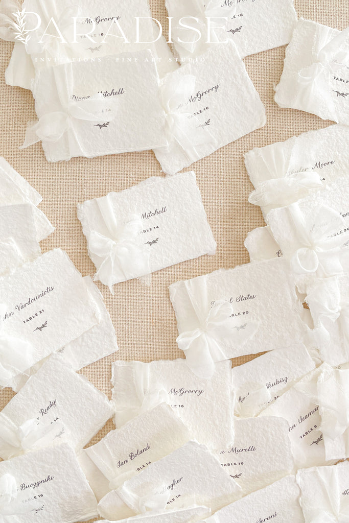 Serafina Handmade Paper Place Cards