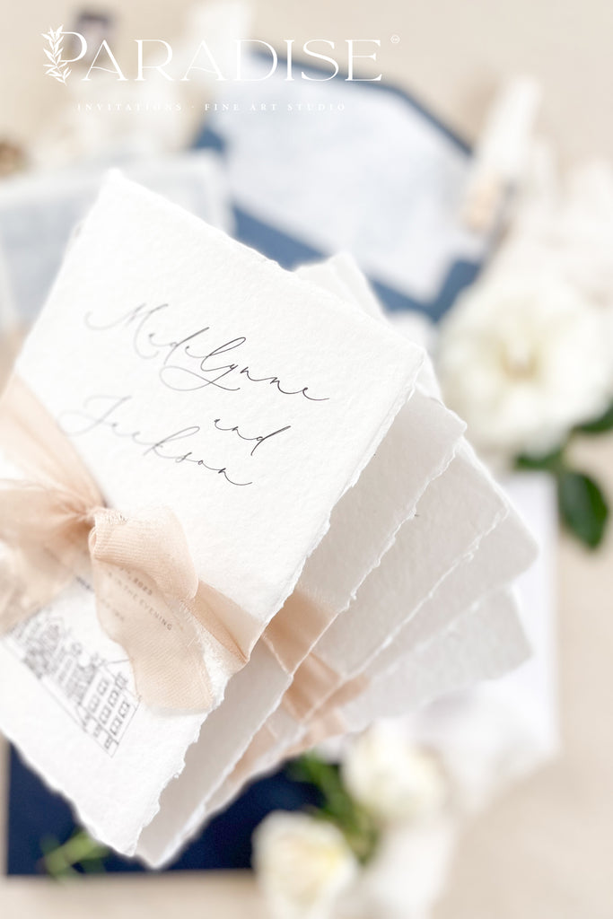 Alouette Handmade Paper Wedding Invitation Sets