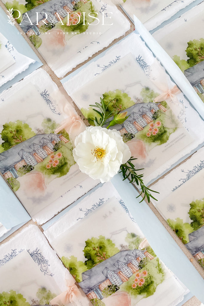 Giuliana Handmade Paper Wedding Invitation Sets