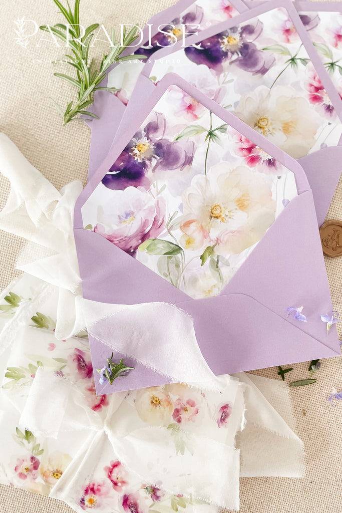 Mauve Envelopes and Envelope Liners