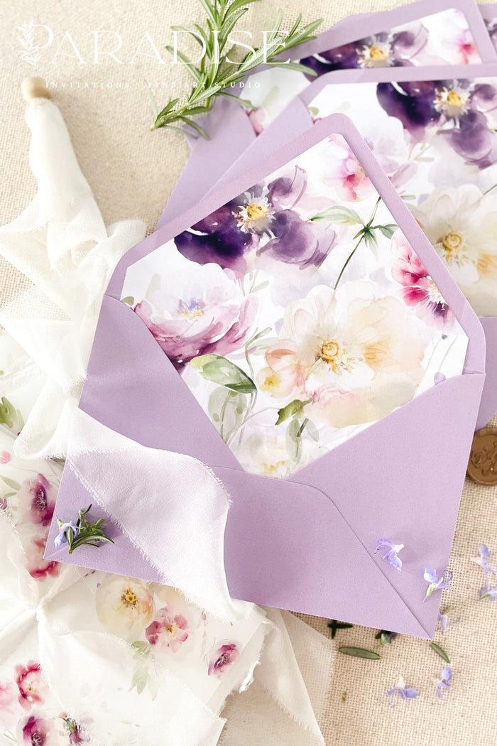 Mauve Envelopes and Envelope Liners