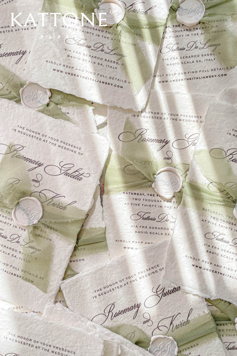 Elegant and deeply romantic, these handmade paper wedding invitations feature a stunning custom watercolor venue illustration, blending fine art and personal storytelling in one timeless suite. Each invitation is printed on luxury cotton handmade paper. The centerpiece of this suite is the hand-painted watercolor venue artwork, capturing the charm and atmosphere of your wedding location in exquisite detail.