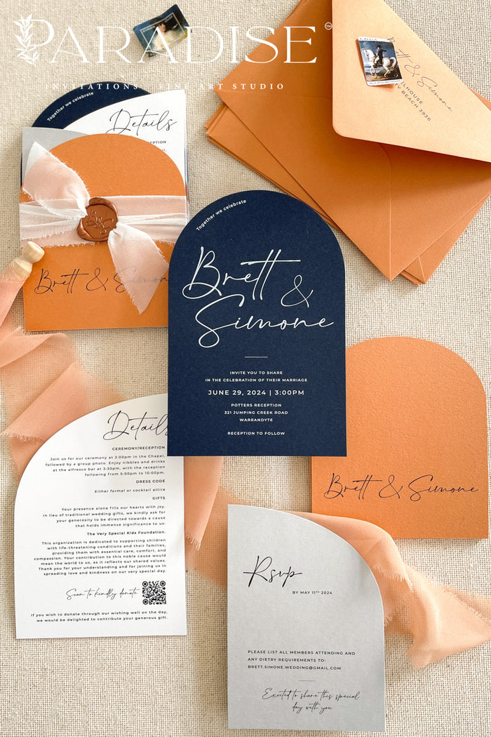 Jupiter Arch Wedding Invitation Sets