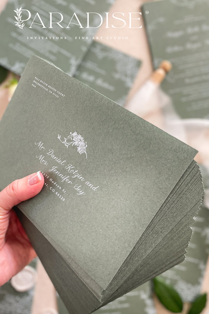 Seedling Envelopes and White Ink Printing