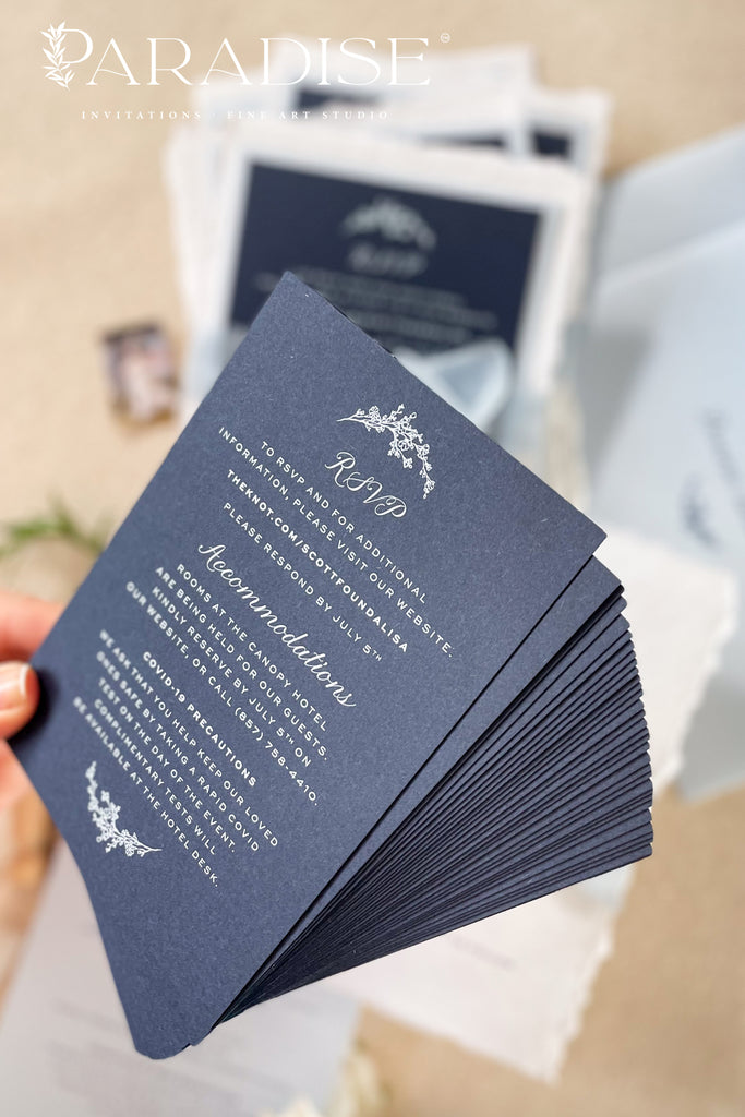 Eleanora Handmade Paper Wedding Invitation Sets