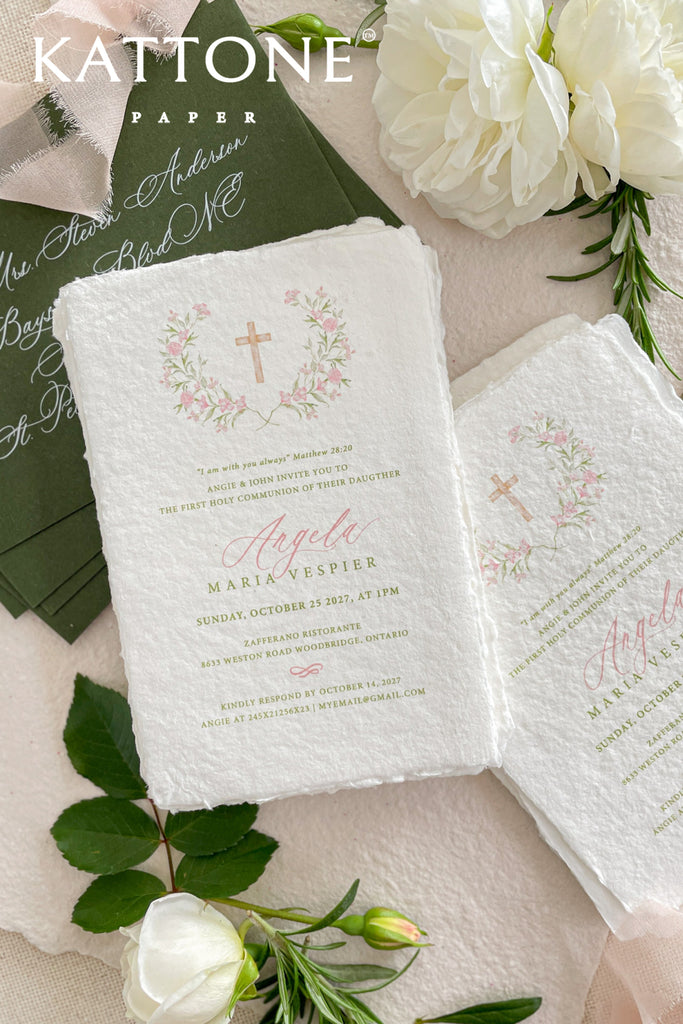 Pacifica Handmade Christian Invitations