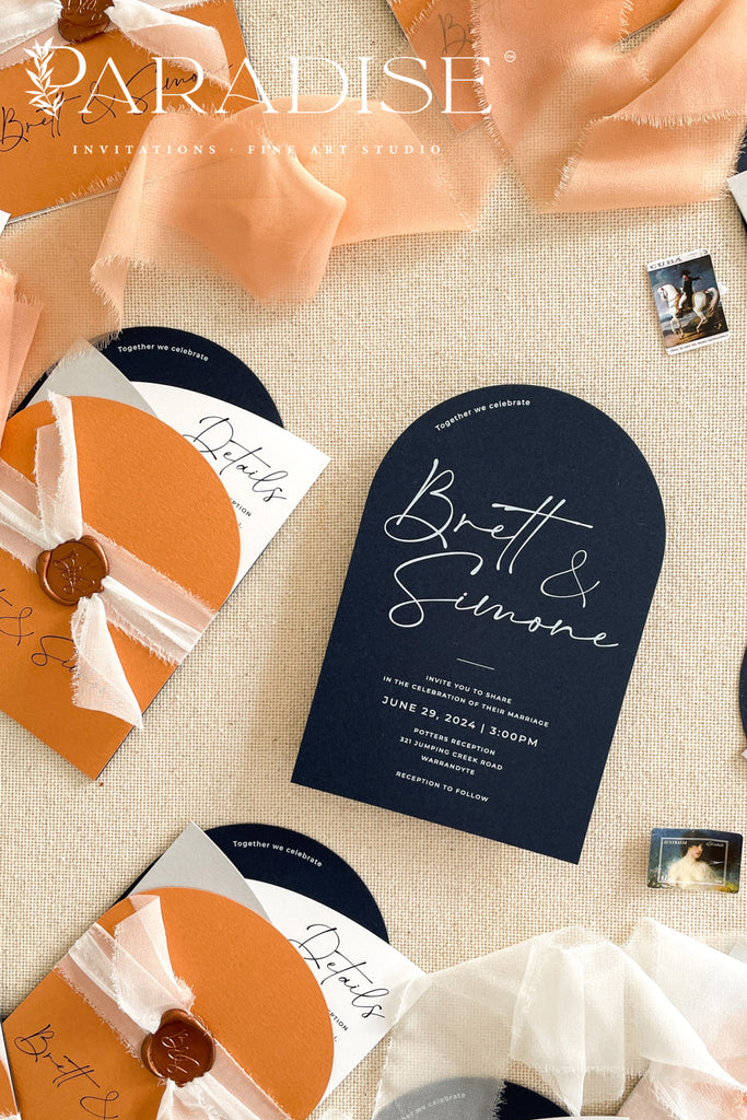 Jupiter Arch Wedding Invitation Sets