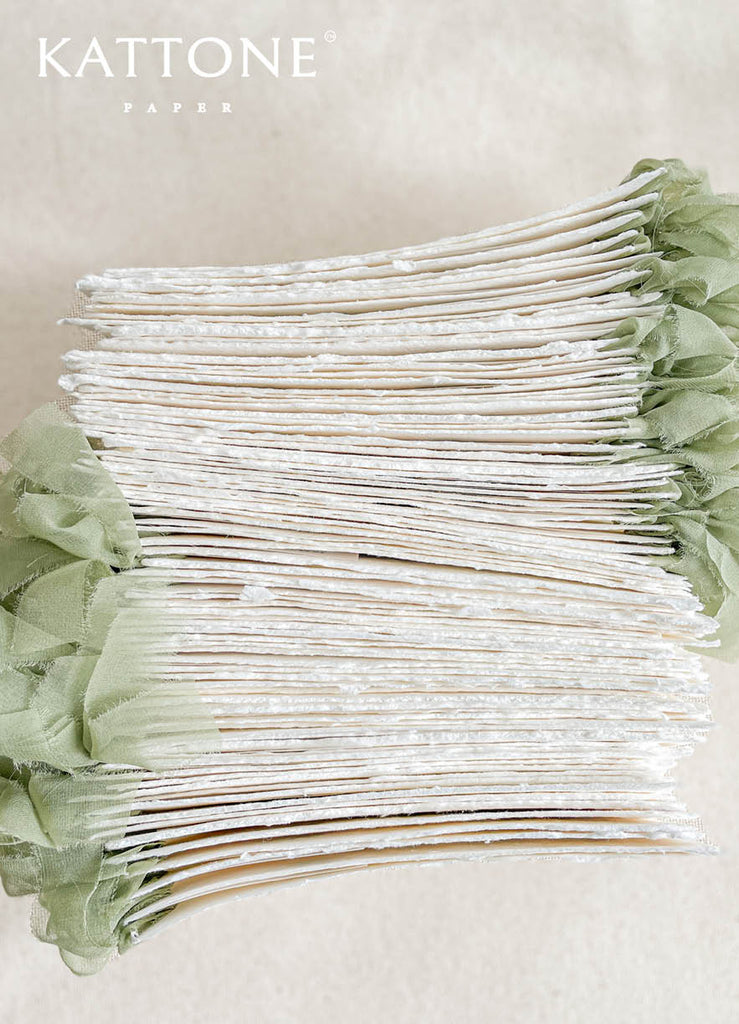 Courtney Handmade Paper Wedding Menus
