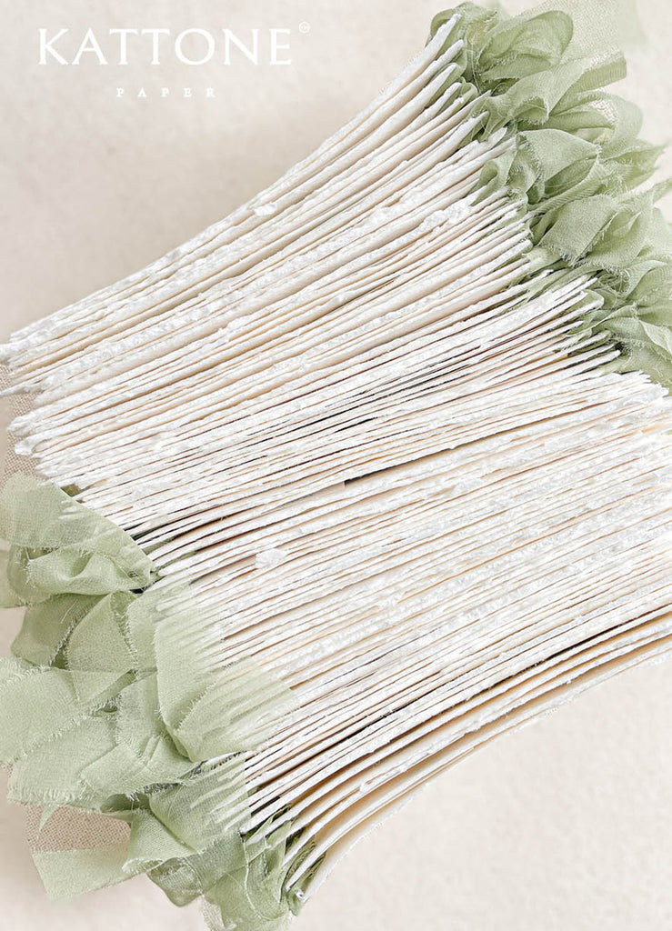 Courtney Handmade Paper Wedding Menus