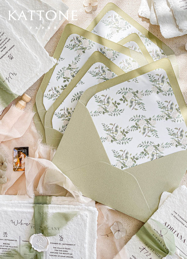 Alita Handmade Paper Wedding Invitation Sets