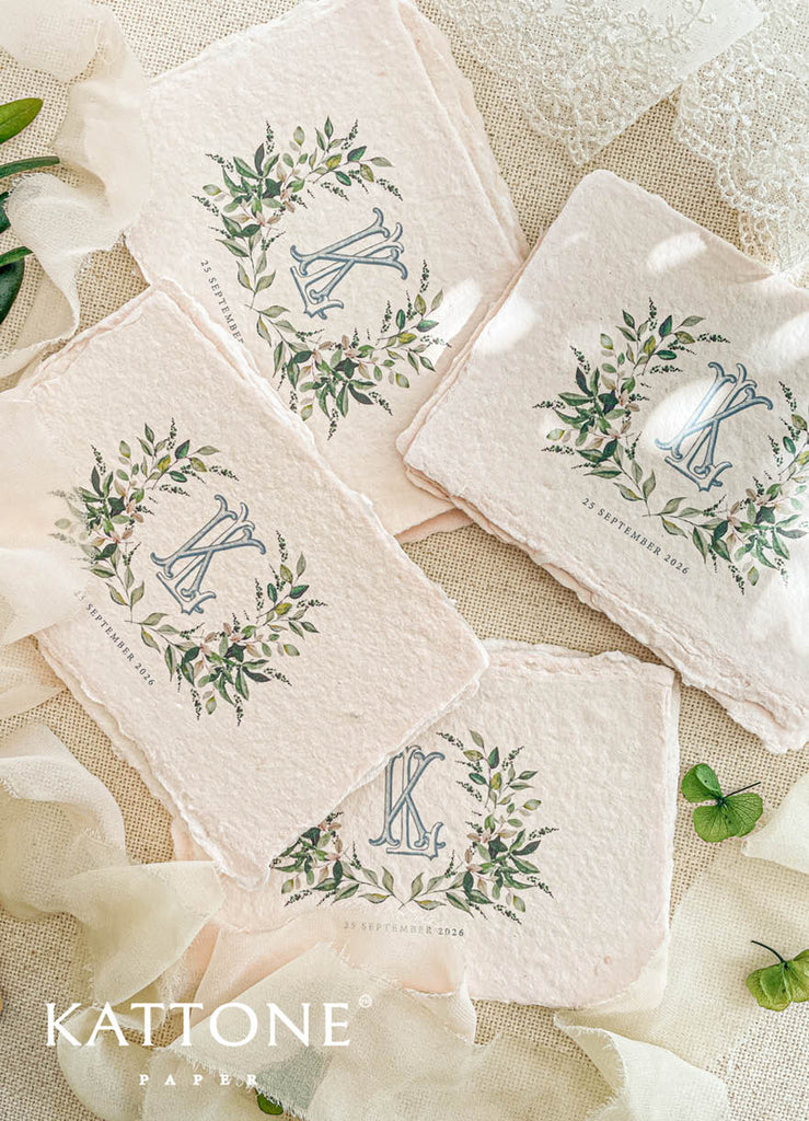 Bailee Handmade Paper Wedding Invitation Sets