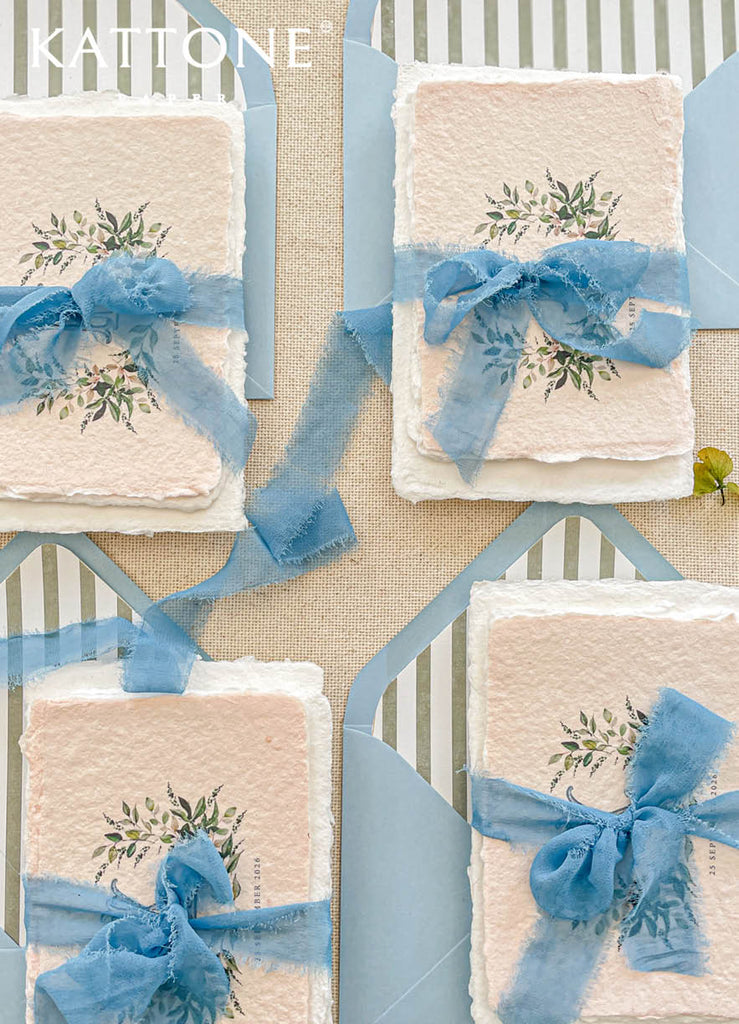 Bailee Handmade Paper Wedding Invitation Sets