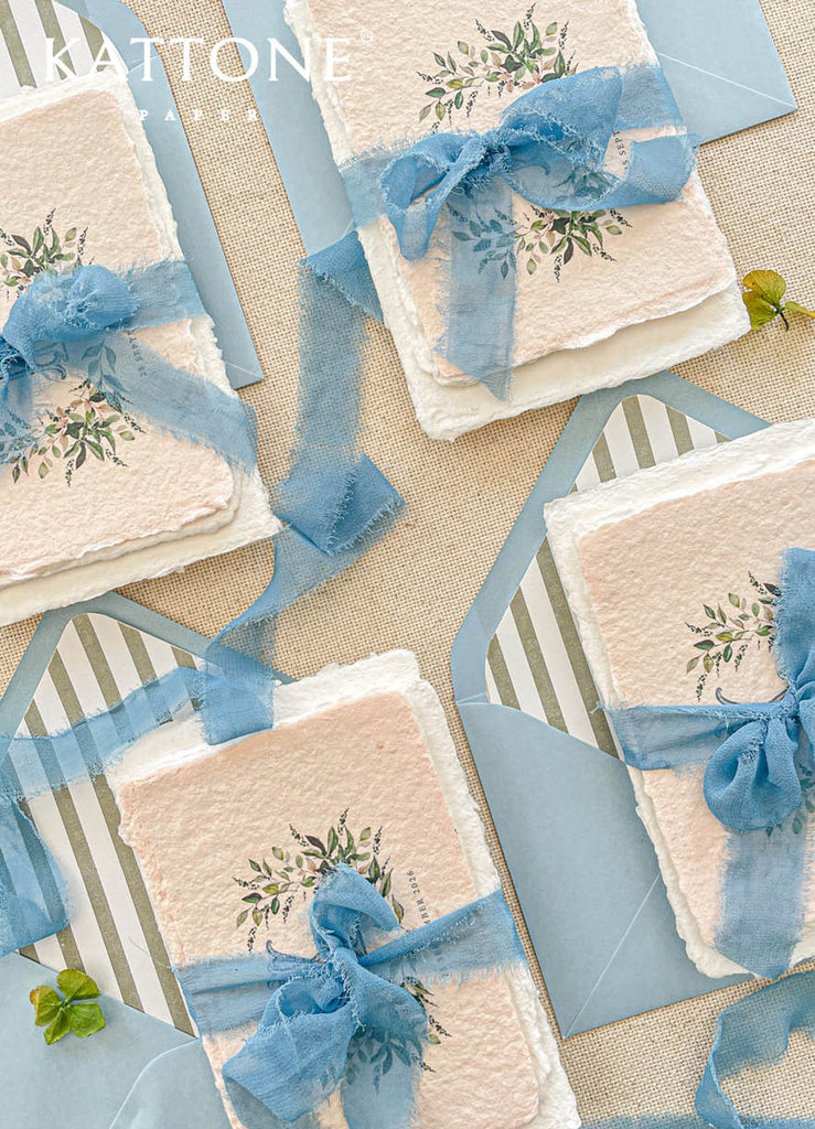 Bailee Handmade Paper Wedding Invitation Sets
