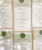 Elevate your wedding tablescape with our handmade paper menus, designed for timeless elegance and Italian-inspired charm. Each piece is printed on luxury cotton paper with natural deckled edges and features a personalized olive-green wax seal and matching paper band. The combination of fine typography and artisan textures brings warmth and sophistication to your table settings - perfect for fine-art, vineyard, or destination weddings.