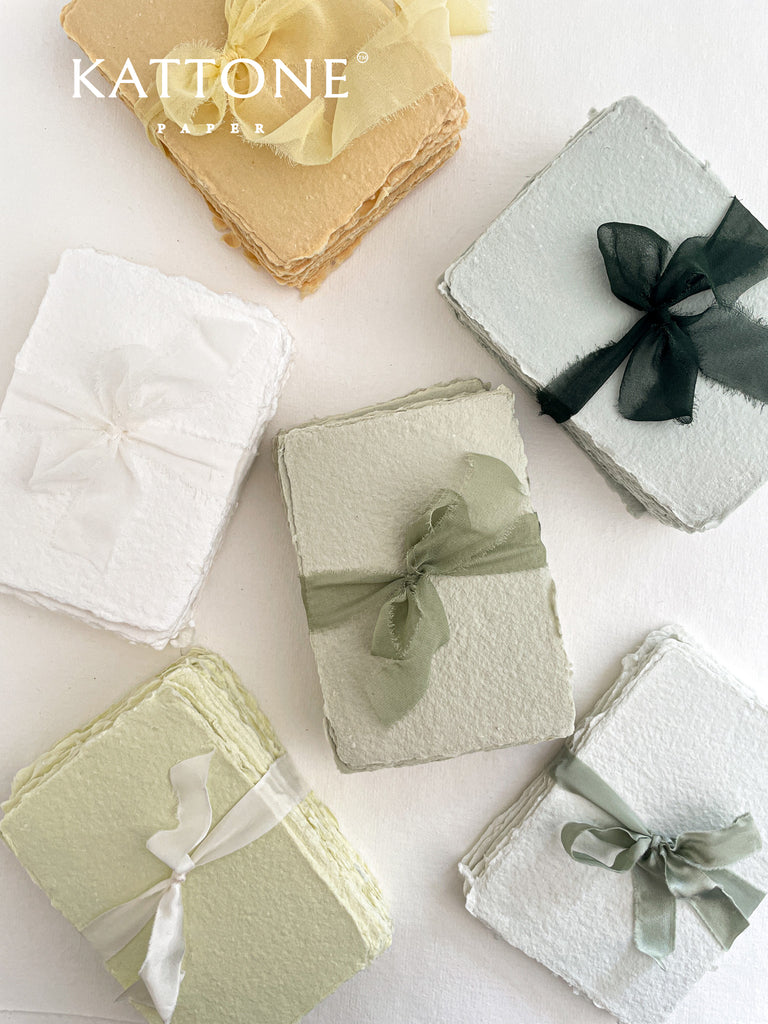 Lime Handmade paper