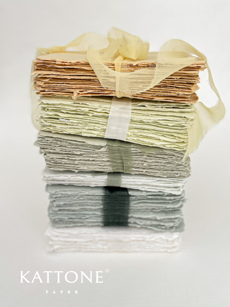 Light Sage Handmade paper