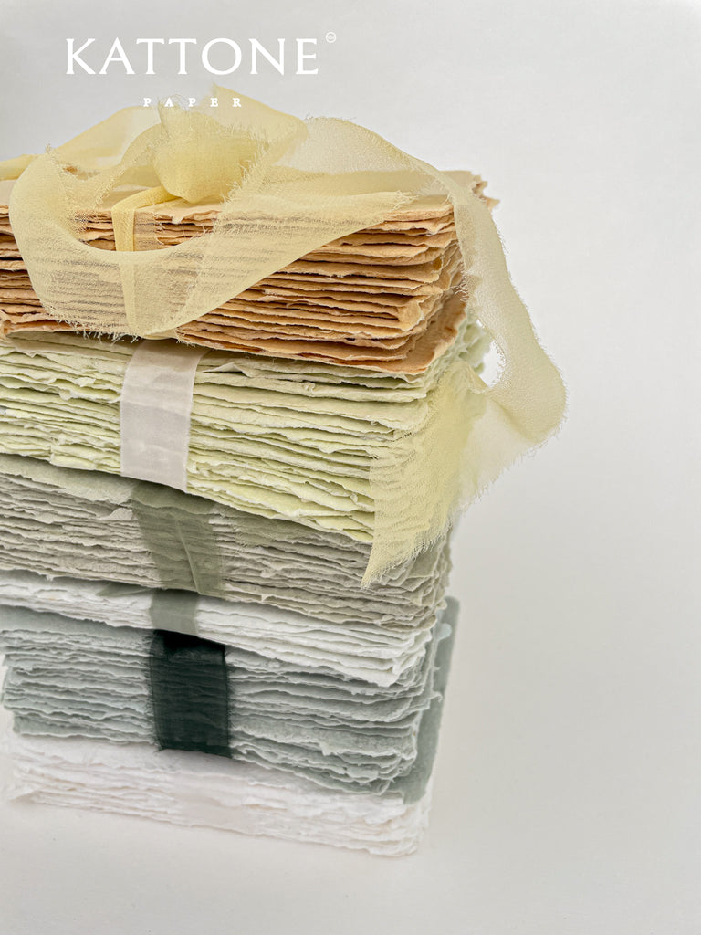 Light Sage Handmade paper