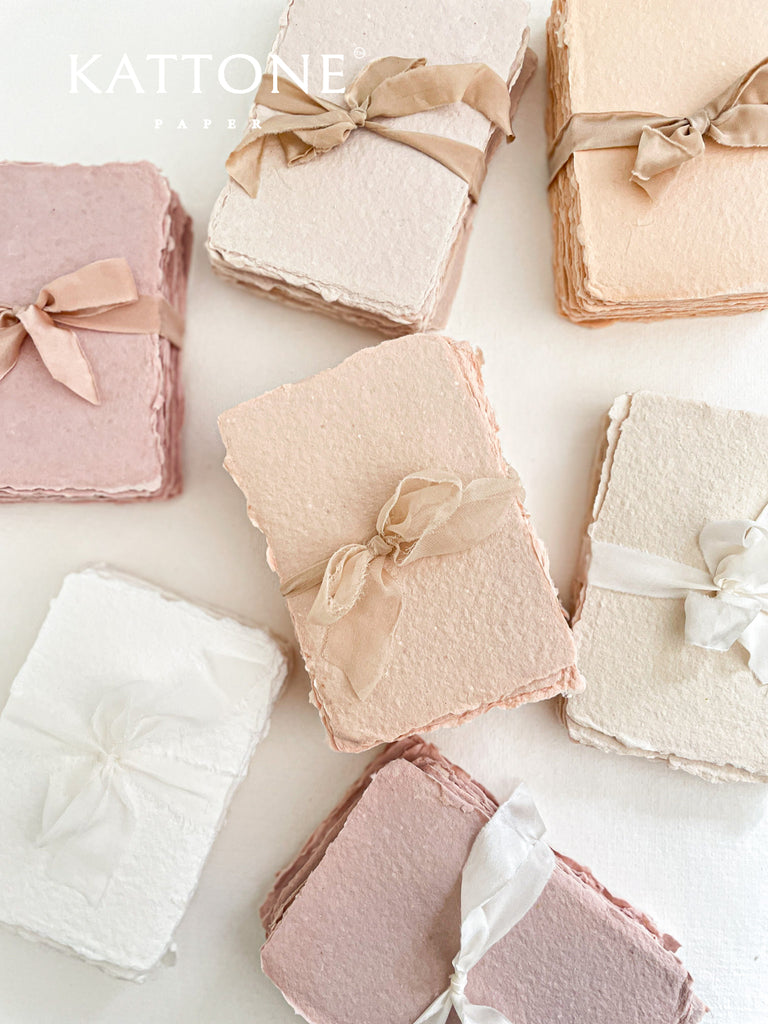 Peach Fuzz Handmade paper