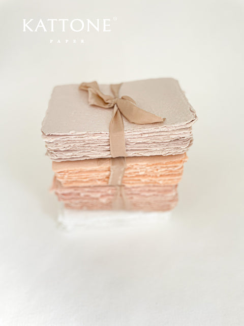 Peach Fuzz Handmade paper