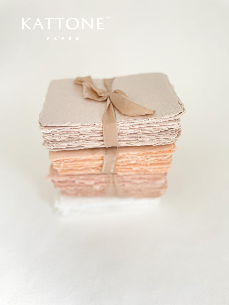 Peach Fuzz Handmade paper