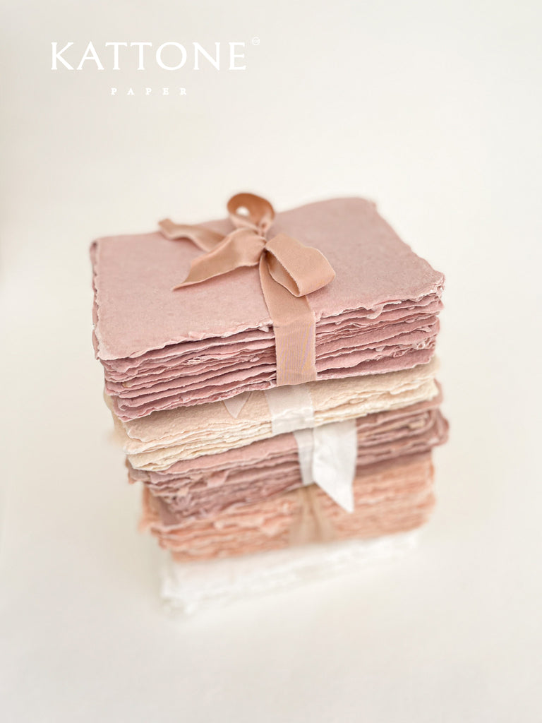 Dusty Pink Handmade paper