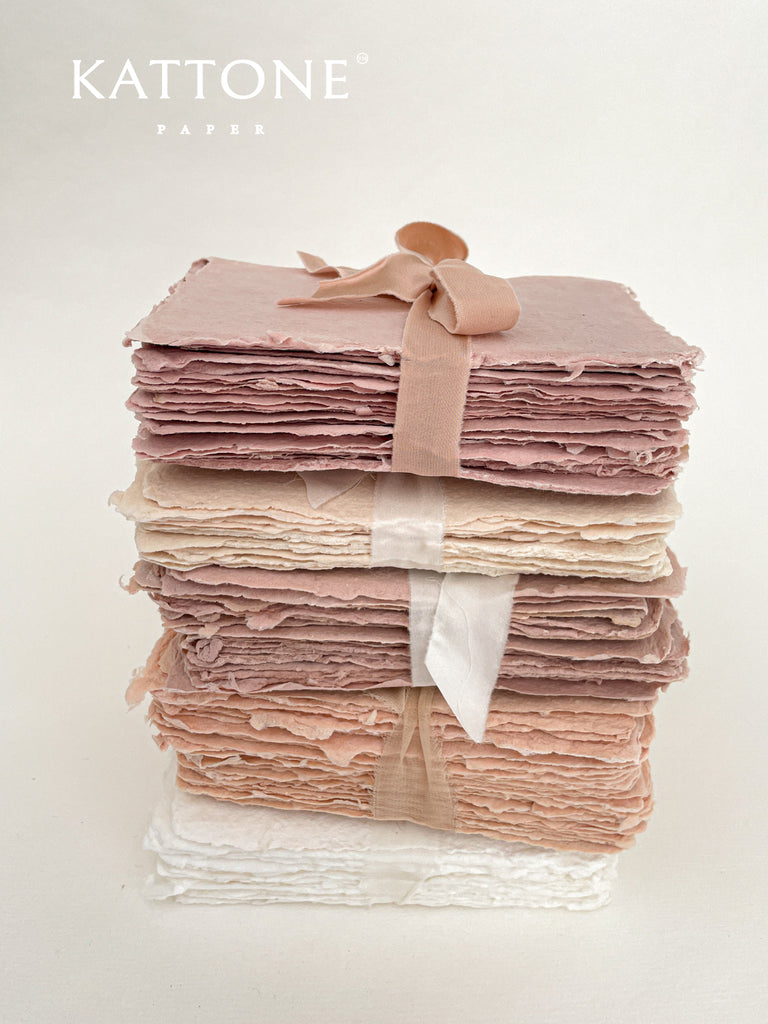 Smoky Rose Handmade paper