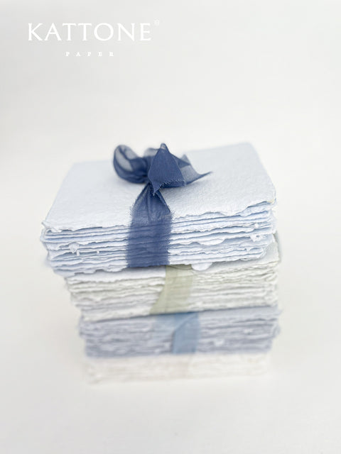 Frost Blue Handmade paper