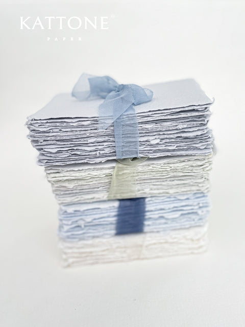 Pale Aqua Handmade paper