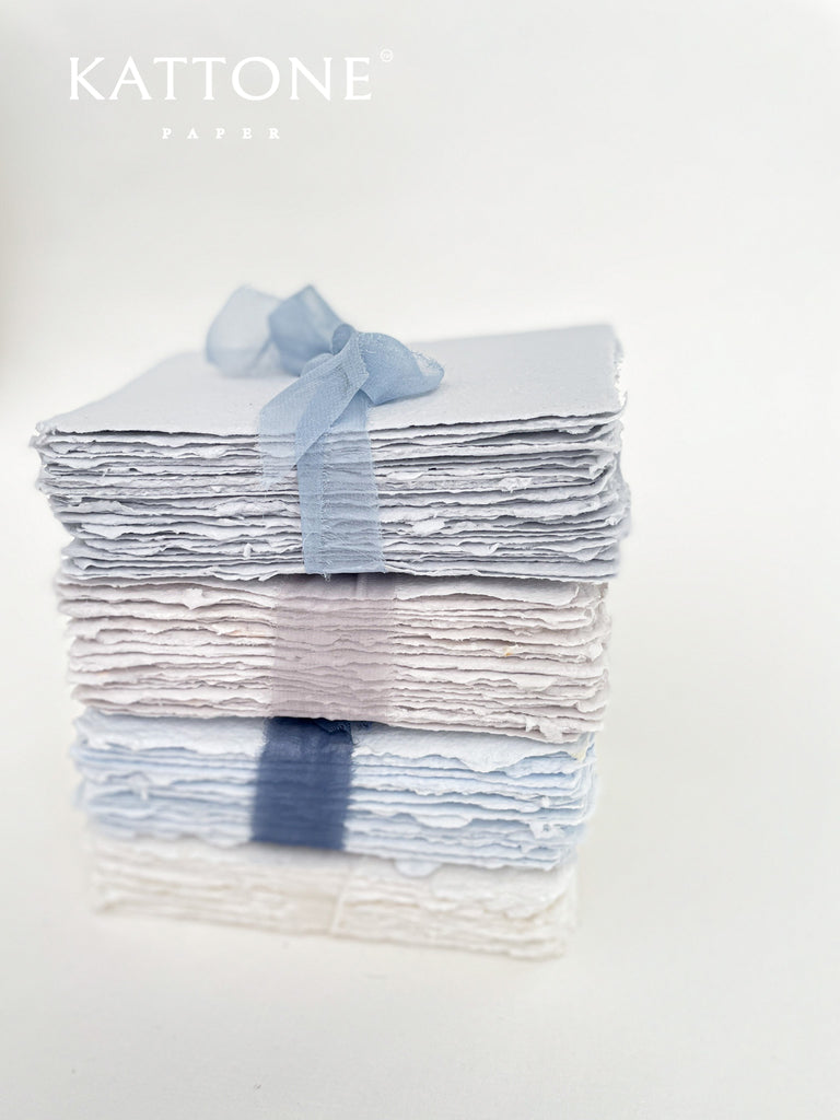 Frost Blue Handmade paper