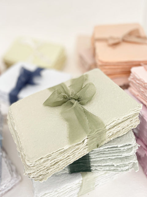 Light Sage Handmade Paper