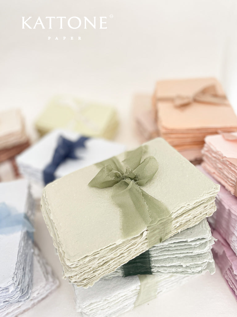 Light Sage Handmade paper