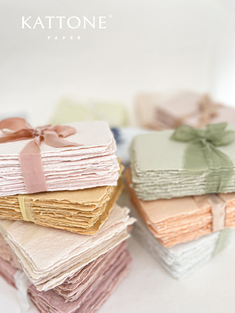 Peach Fuzz Handmade paper