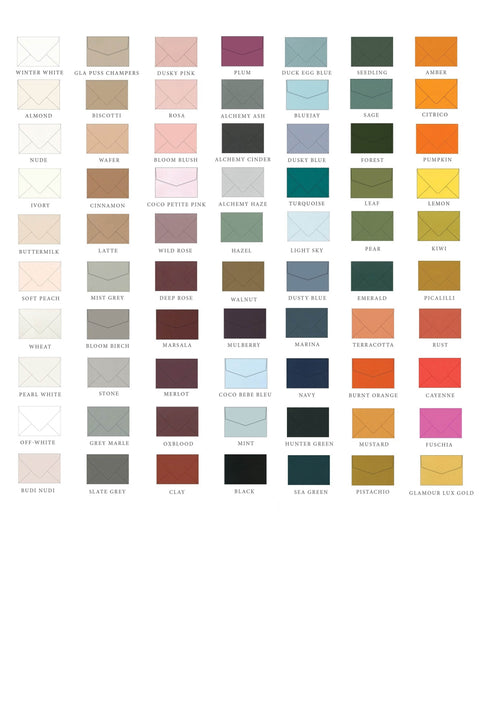 Envelopes Premium Color