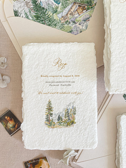 Hand-Illustrated Watercolor Venues & Scenery