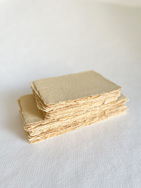 Natural Gold Handmade paper