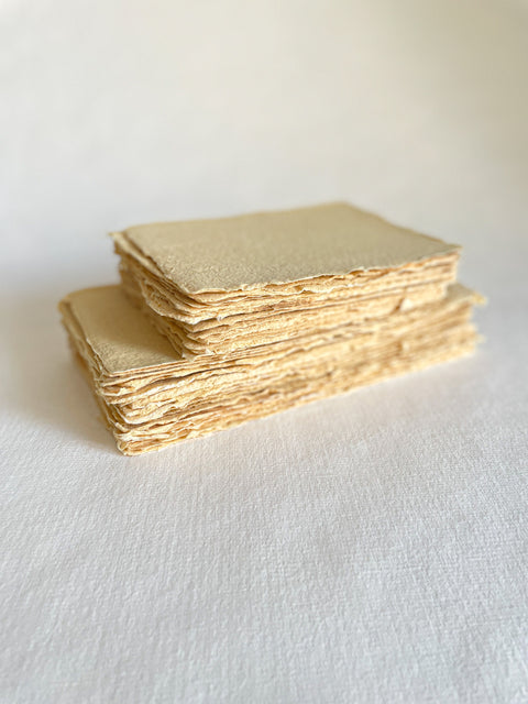 Natural Gold Handmade paper
