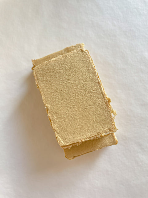 Natural Gold Handmade paper