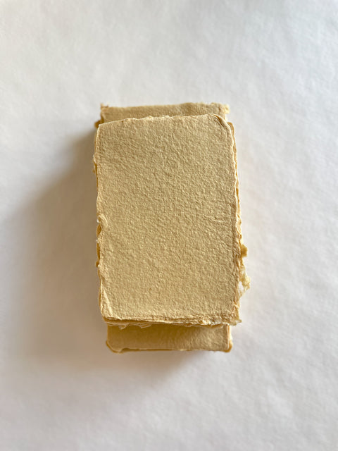 Natural Gold Handmade paper