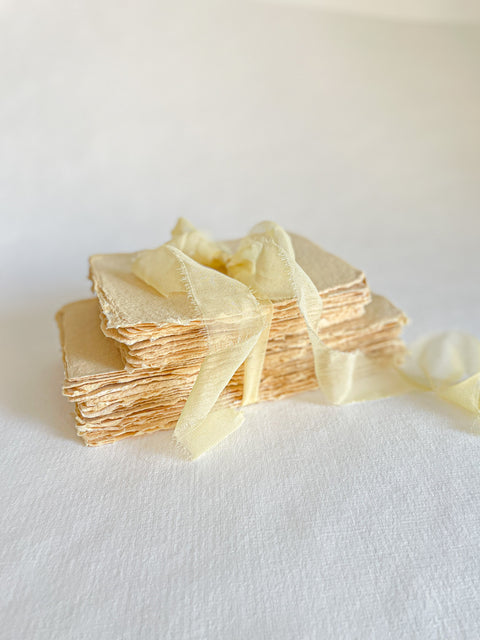 Natural Gold Handmade paper