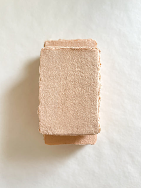 Peach Fuzz Handmade paper