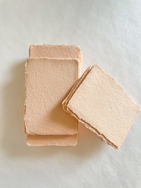 Peach Fuzz Handmade paper