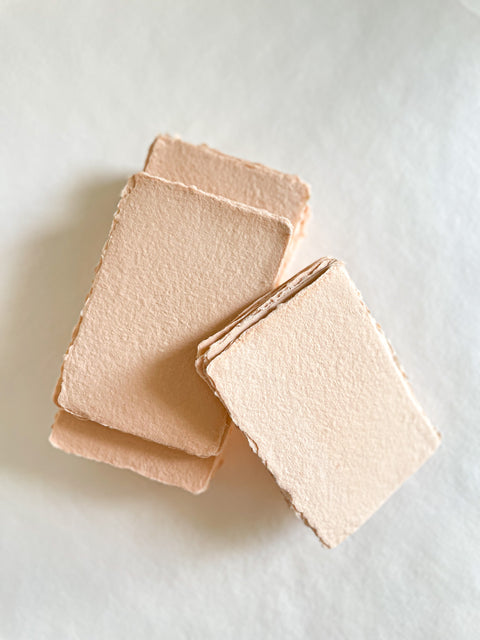 Peach Fuzz Handmade paper