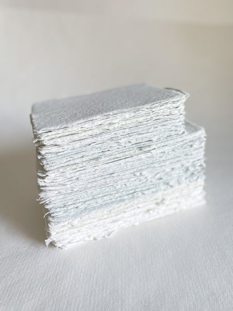 Pale Aqua Handmade paper