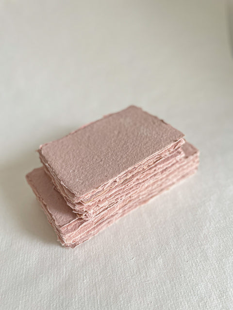 Smoky Rose Handmade paper