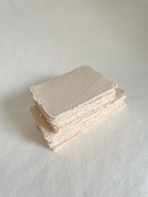 Hazelnut Handmade paper