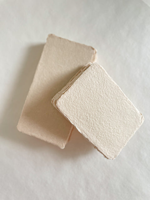 Hazelnut Handmade paper